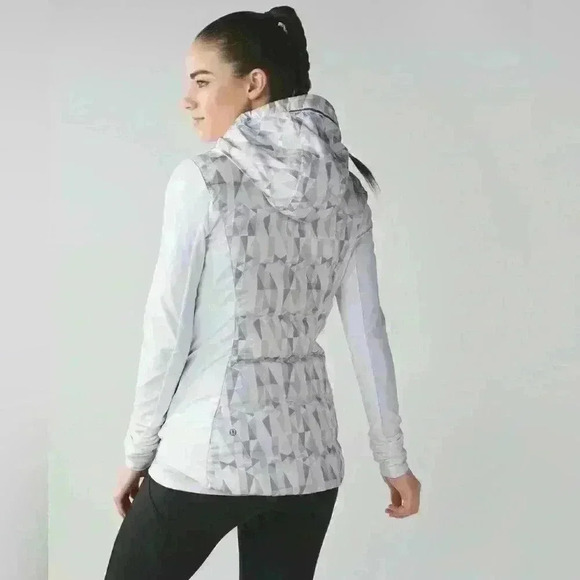 lululemon athletica Jackets & Blazers - Lululemon Fluff Off Pullover
Stained Glass Love White Neutral Blush/Tonka Stripe